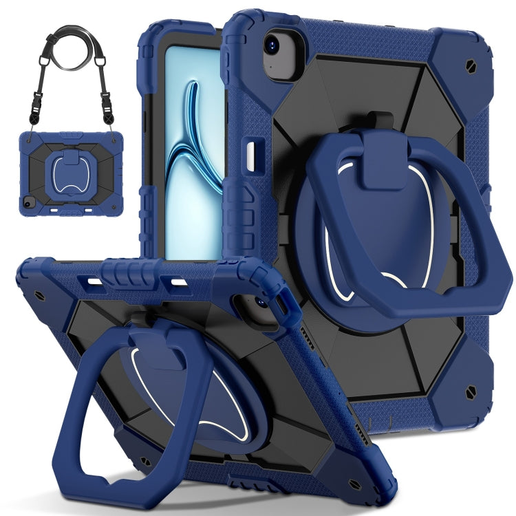 Contrast Color Robot Silicone Hybrid PC Tablet Case, For iPad Air 11 2025 / 2024�����������������...