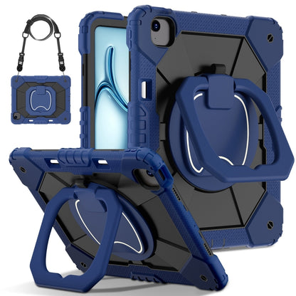Contrast Color Robot Silicone Hybrid PC Tablet Case, For iPad Air 11 2025 / 2024�����������������...