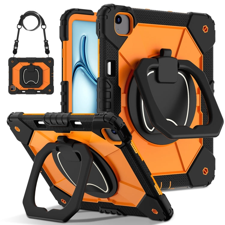 Contrast Color Robot Silicone Hybrid PC Tablet Case, For iPad Air 11 2025 / 2024�����������������...