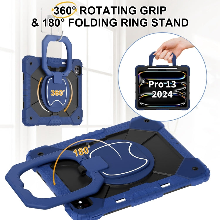 Contrast Color Robot Silicone Hybrid PC Tablet Case