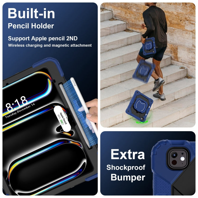 Contrast Color Robot Silicone Hybrid PC Tablet Case