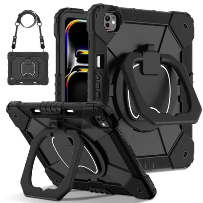 Contrast Color Robot Silicone Hybrid PC Tablet Case, For iPad Air 11 2025 / 2024�����������������...