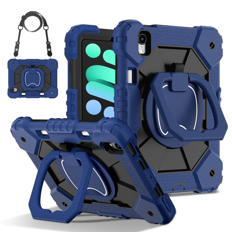 Contrast Color Robot Silicone Hybrid PC Tablet Case, For iPad Air 11 2025 / 2024�����������������...