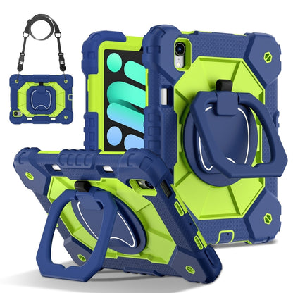 Contrast Color Robot Silicone Hybrid PC Tablet Case, For iPad Air 11 2025 / 2024�����������������...