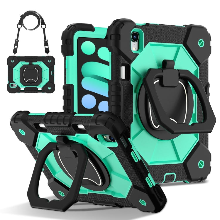 Contrast Color Robot Silicone Hybrid PC Tablet Case, For iPad Air 11 2025 / 2024�����������������...