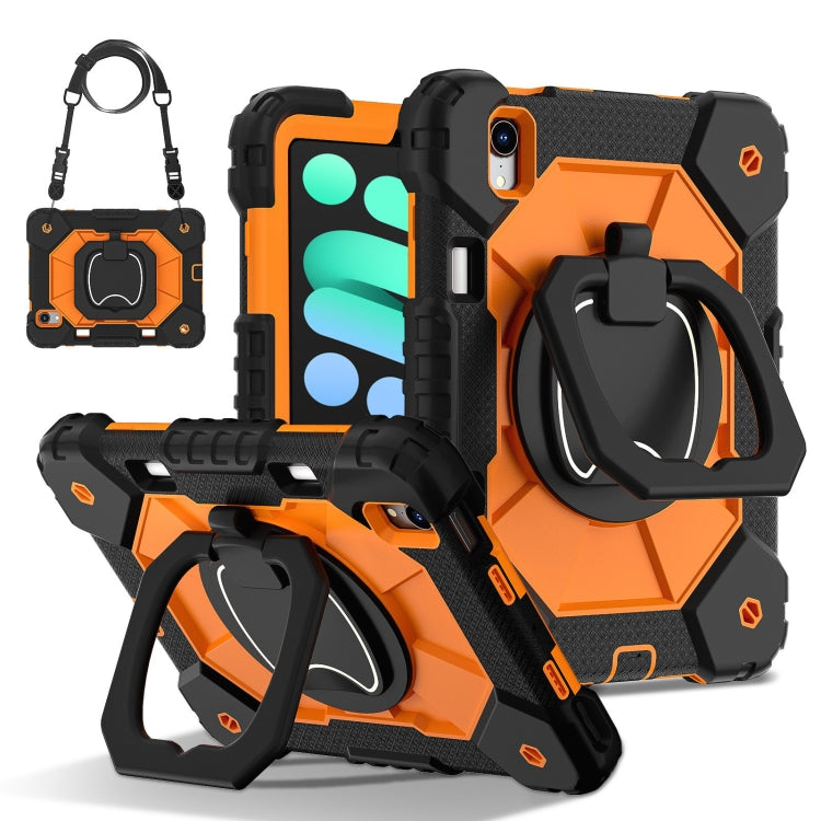 Contrast Color Robot Silicone Hybrid PC Tablet Case, For iPad Air 11 2025 / 2024�����������������...