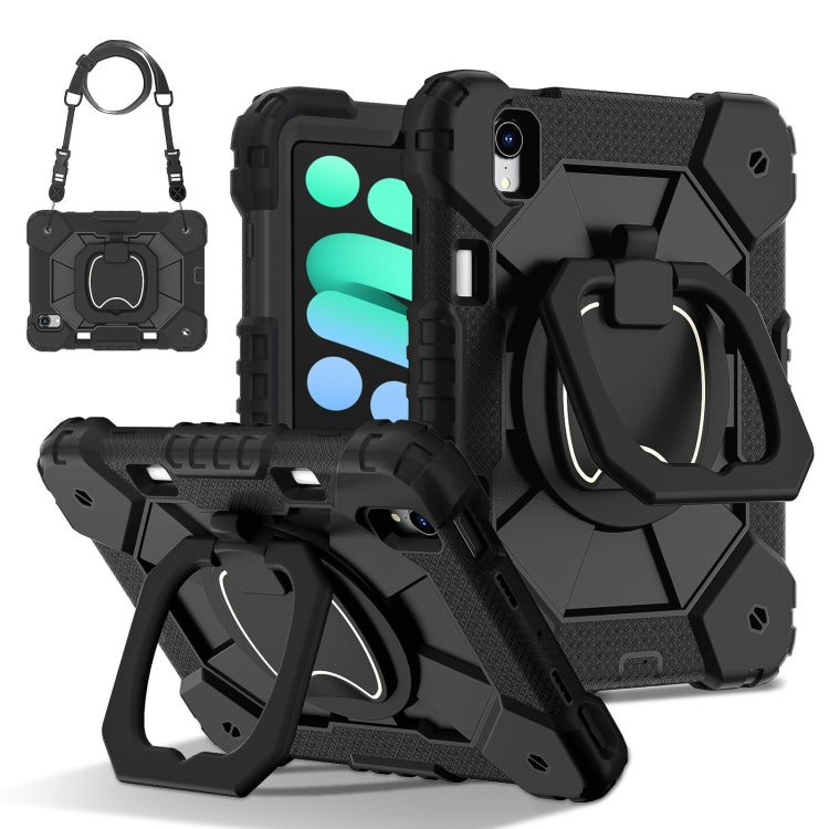 Contrast Color Robot Silicone Hybrid PC Tablet Case, For iPad Air 11 2025 / 2024�����������������...