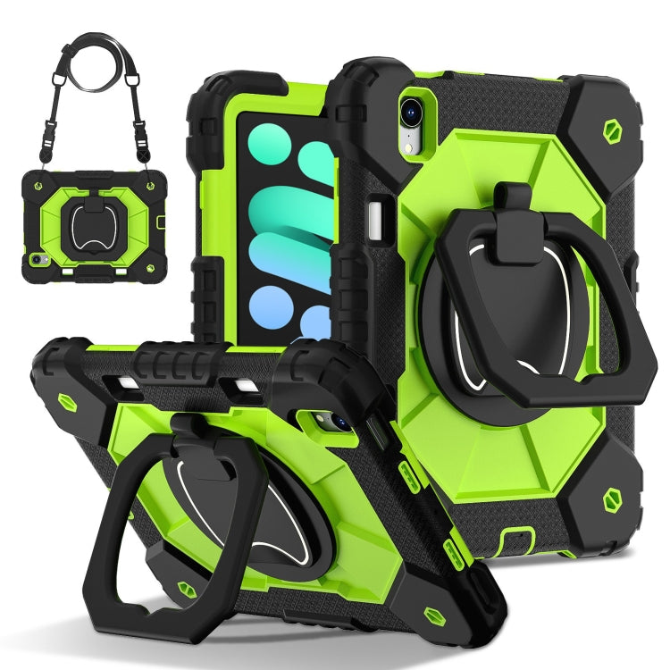Contrast Color Robot Silicone Hybrid PC Tablet Case, For iPad Air 11 2025 / 2024�����������������...