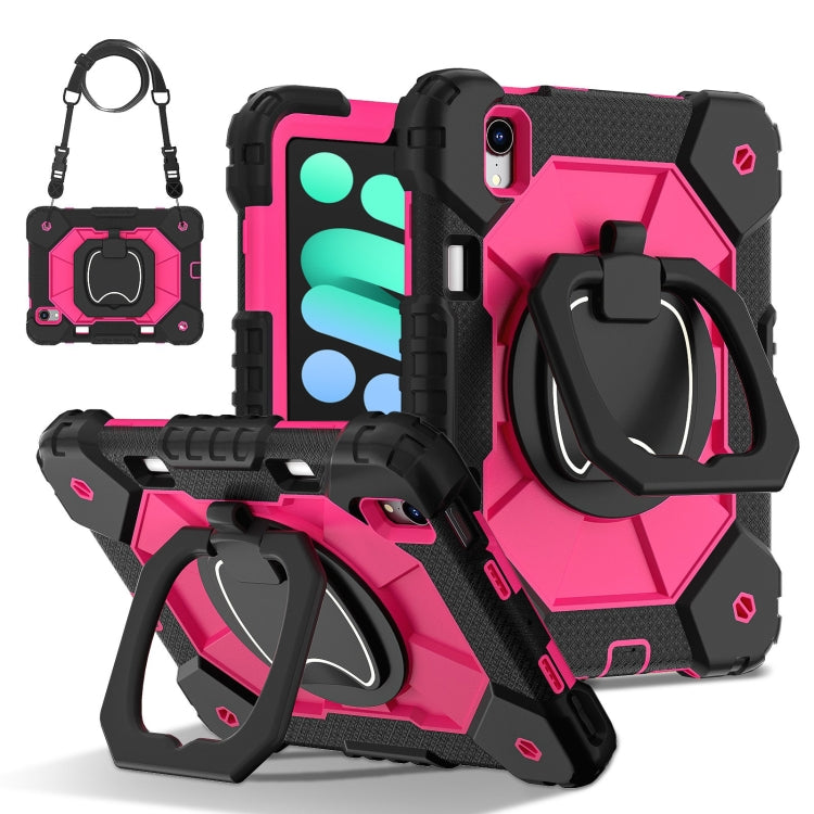 Contrast Color Robot Silicone Hybrid PC Tablet Case, For iPad Air 11 2025 / 2024�����������������...