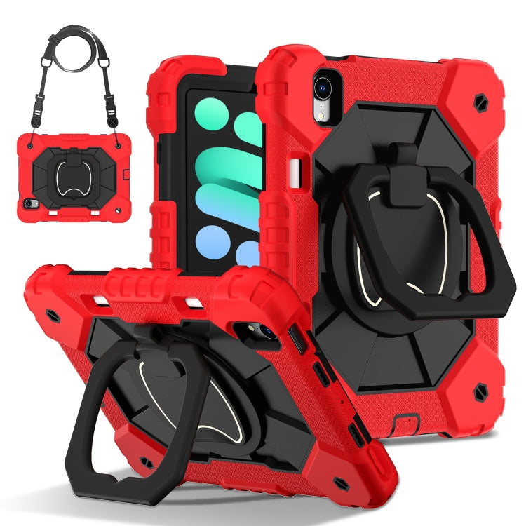 Contrast Color Robot Silicone Hybrid PC Tablet Case, For iPad Air 11 2025 / 2024�����������������...