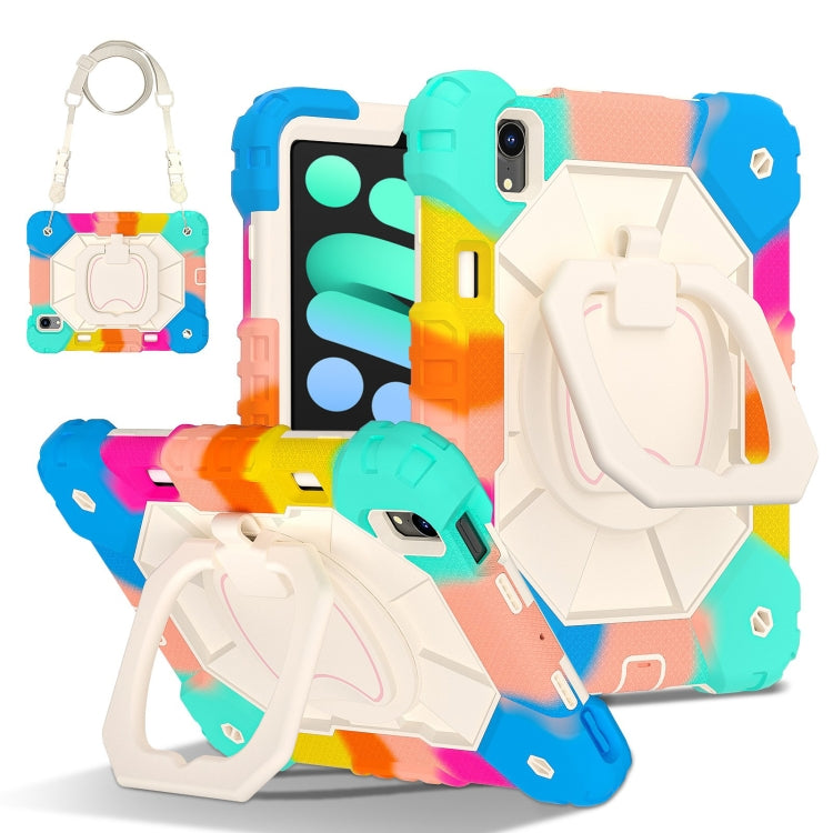 Contrast Color Robot Silicone Hybrid PC Tablet Case, For iPad Air 11 2025 / 2024�����������������...