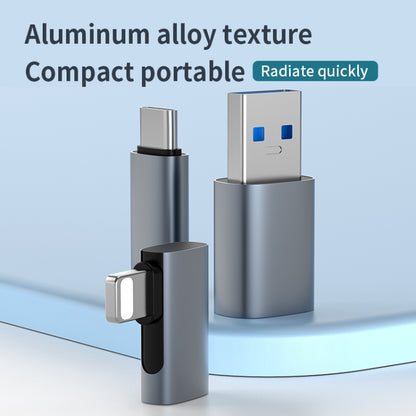 60W USB to USB-C/Type-C Female Charging Transfer Adapter, USB to Type-C