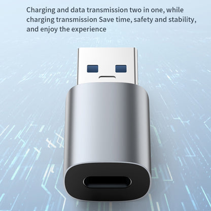 60W USB to USB-C/Type-C Female Charging Transfer Adapter, USB to Type-C
