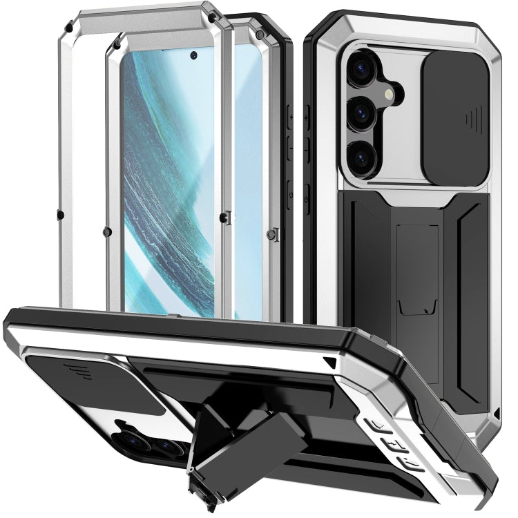 R-JUST Sliding Camera Life Waterproof Holder Phone Case, For Samsung Galaxy S25 Edge 5G����������...
