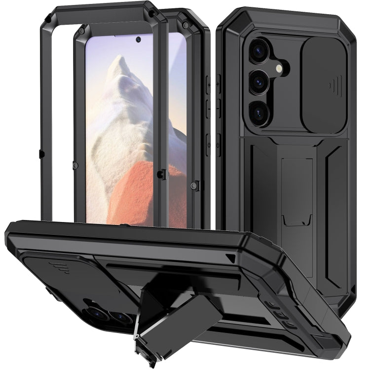 R-JUST Sliding Camera Life Waterproof Holder Phone Case, For Samsung Galaxy S25 Edge 5G����������...