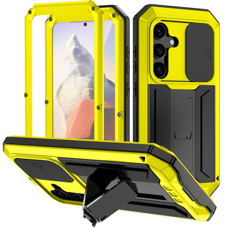 R-JUST Sliding Camera Life Waterproof Holder Phone Case, For Samsung Galaxy S25 Edge 5G����������...