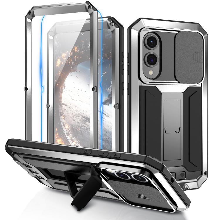 R-JUST Sliding Camera Life Waterproof Holder Phone Case, For Samsung Galaxy S25 Edge 5G����������...