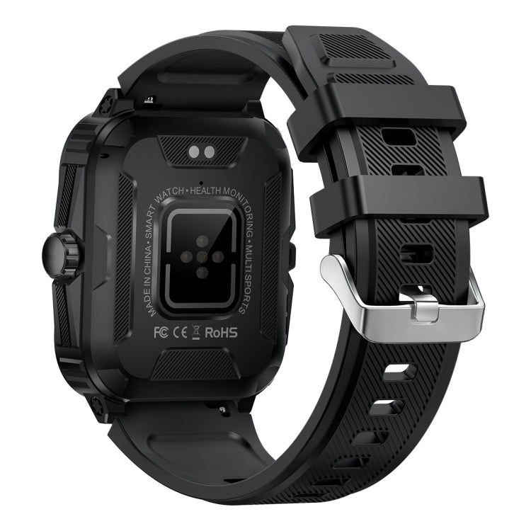 KT71 1.96 inch HD Square Screen Rugged Smart Watch