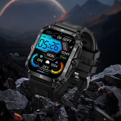 KT71 1.96 inch HD Square Screen Rugged Smart Watch
