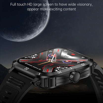 KT71 1.96 inch HD Square Screen Rugged Smart Watch