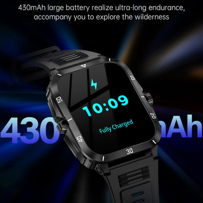 KT71 1.96 inch HD Square Screen Rugged Smart Watch