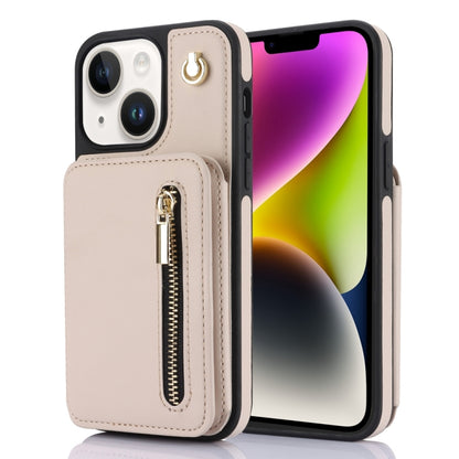 YM006 Skin Feel Zipper Card Bag Phone Case with Dual Lanyard, For iPhone 16 Pro Max��������������...