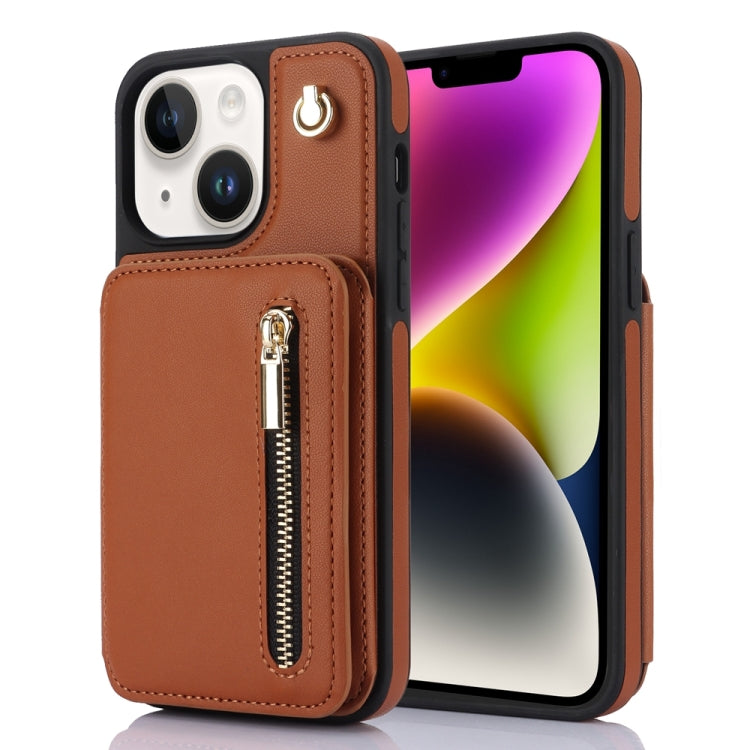 YM006 Skin Feel Zipper Card Bag Phone Case with Dual Lanyard, For iPhone 16 Pro Max��������������...