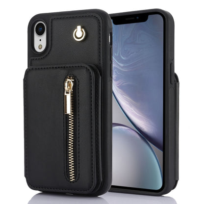 YM006 Skin Feel Zipper Card Bag Phone Case with Dual Lanyard, For iPhone 13 Pro Max��������������...