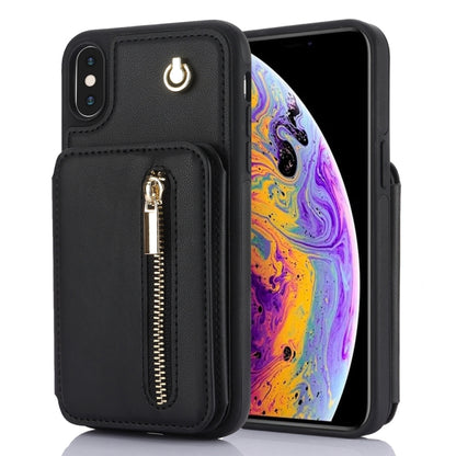 YM006 Skin Feel Zipper Card Bag Phone Case with Dual Lanyard, For iPhone 13 Pro Max��������������...