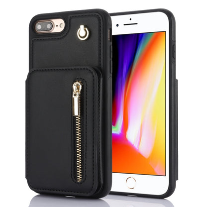 YM006 Skin Feel Zipper Card Bag Phone Case with Dual Lanyard, For iPhone 13 Pro Max��������������...
