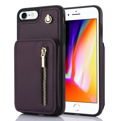 YM006 Skin Feel Zipper Card Bag Phone Case with Dual Lanyard, For iPhone 16 Pro Max��������������...