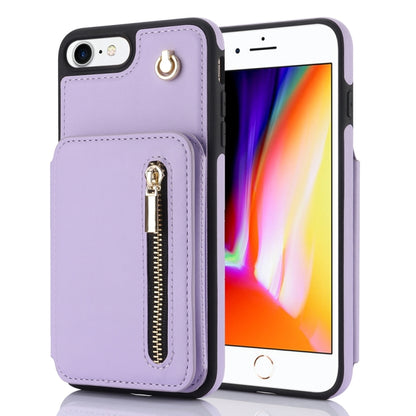 YM006 Skin Feel Zipper Card Bag Phone Case with Dual Lanyard, For iPhone 16 Pro Max��������������...