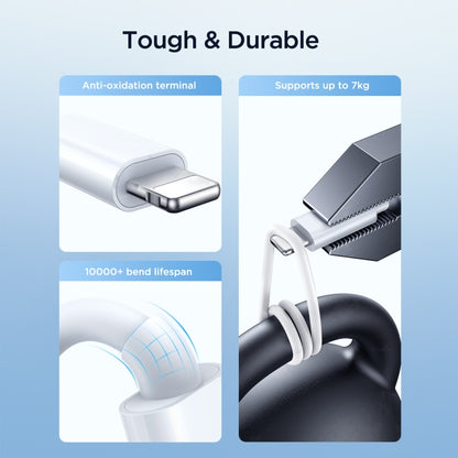 JOYROOM S-IW008 3 in 1 USB to 8 Pin + USB-C/Type-C + Magnetic Watch Wireless Charging Data Cable,...