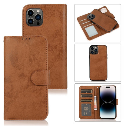 2 in 1 Detachable Phone Leather Case, For iPhone 16 Pro Max, For iPhone 16 Pro, For iPhone 16 Plu...