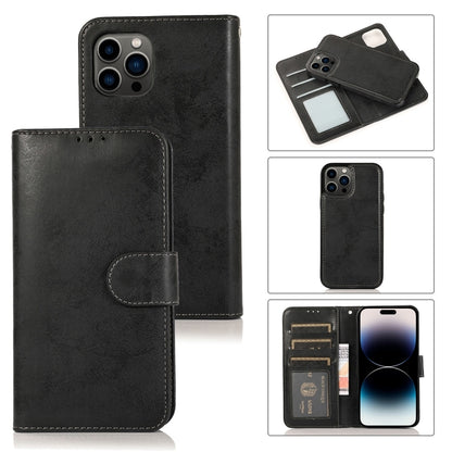 2 in 1 Detachable Phone Leather Case, For iPhone 16 Pro Max, For iPhone 16 Pro, For iPhone 16 Plu...