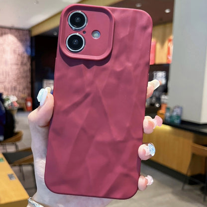 Frosted Wrinkles Texture TPU Phone Case, For iPhone 16 Pro Max, For iPhone 16 Pro����������������...