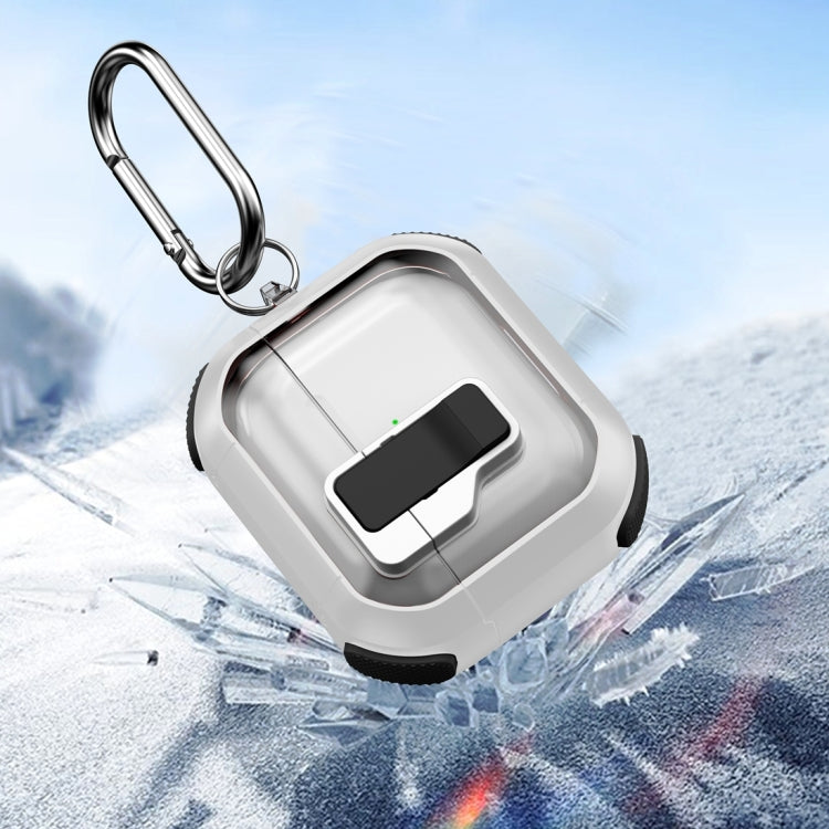 Thunder Clear Wireless Earphones Protective Case with Magnetic Switch, For AirPods 4�������������...