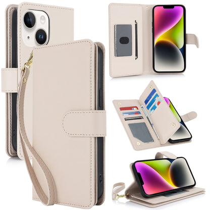 Multi-Card Wallet RFID Leather Phone Case, For iPhone 16e, For iPhone 16 Pro Max, For iPhone 16 P...