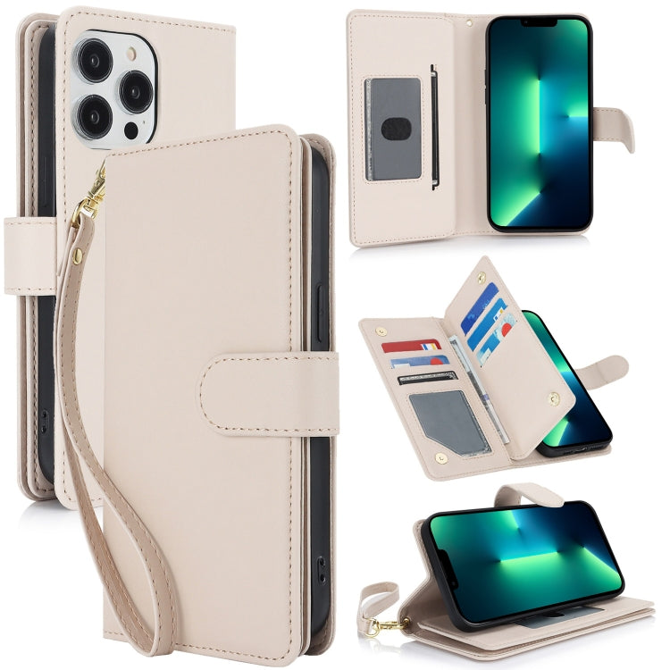 Multi-Card Wallet RFID Leather Phone Case, For iPhone 13 Pro Max, For iPhone 13 Pro, For iPhone 1...