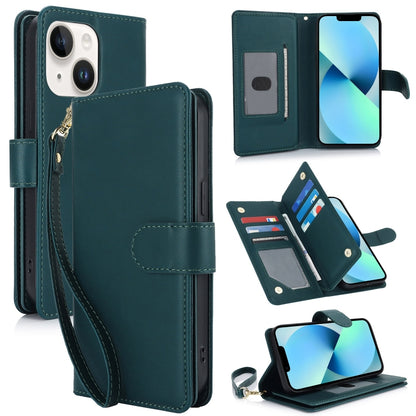 Multi-Card Wallet RFID Leather Phone Case, For iPhone 13 Pro Max, For iPhone 13 Pro, For iPhone 1...