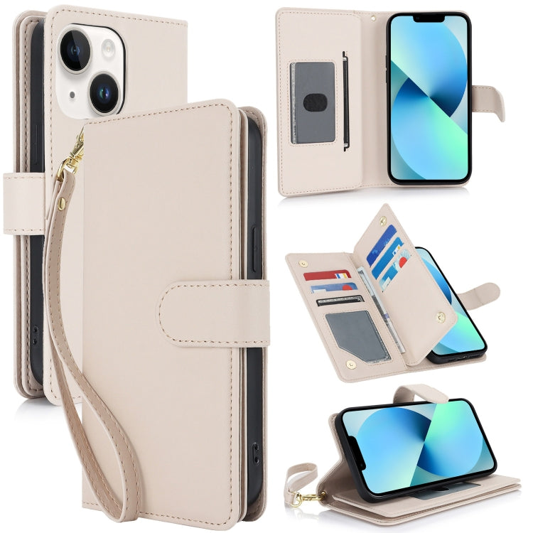 Multi-Card Wallet RFID Leather Phone Case, For iPhone 13 Pro Max, For iPhone 13 Pro, For iPhone 1...