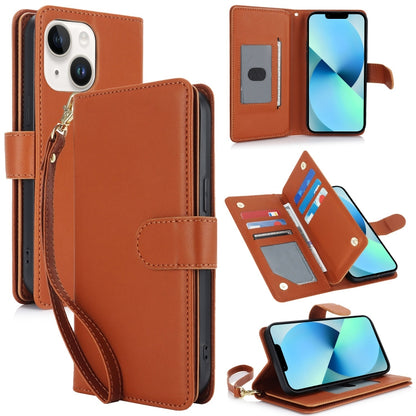 Multi-Card Wallet RFID Leather Phone Case, For iPhone 13 Pro Max, For iPhone 13 Pro, For iPhone 1...