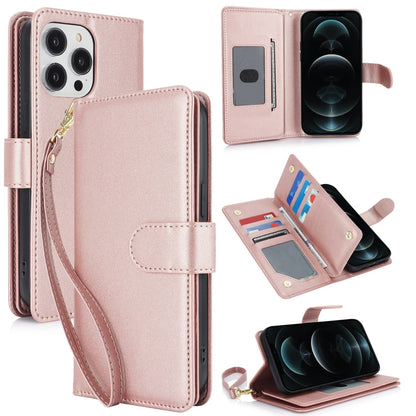 Multi-Card Wallet RFID Leather Phone Case, For iPhone 13 Pro Max, For iPhone 13 Pro, For iPhone 1...