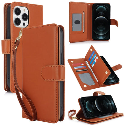 Multi-Card Wallet RFID Leather Phone Case, For iPhone 13 Pro Max, For iPhone 13 Pro, For iPhone 1...