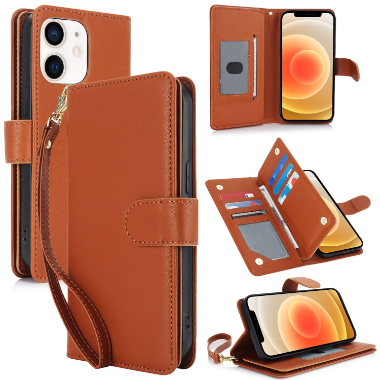 Multi-Card Wallet RFID Leather Phone Case, For iPhone 13 Pro Max, For iPhone 13 Pro, For iPhone 1...
