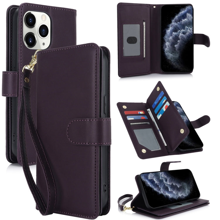 Multi-Card Wallet RFID Leather Phone Case, For iPhone 13 Pro Max, For iPhone 13 Pro, For iPhone 1...