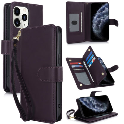 Multi-Card Wallet RFID Leather Phone Case, For iPhone 13 Pro Max, For iPhone 13 Pro, For iPhone 1...