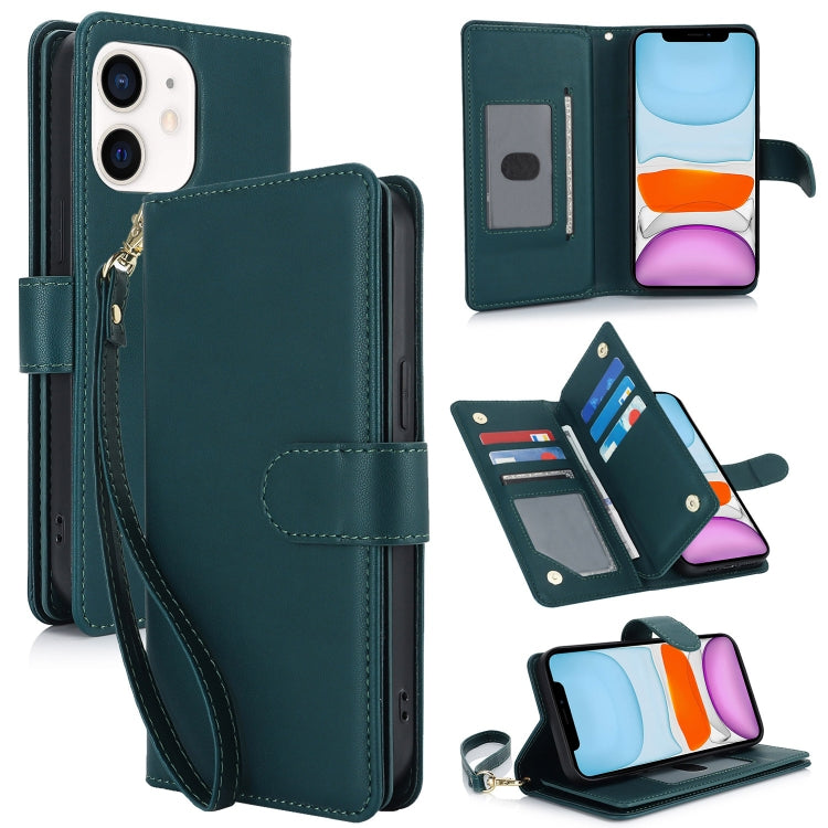 Multi-Card Wallet RFID Leather Phone Case, For iPhone 13 Pro Max, For iPhone 13 Pro, For iPhone 1...