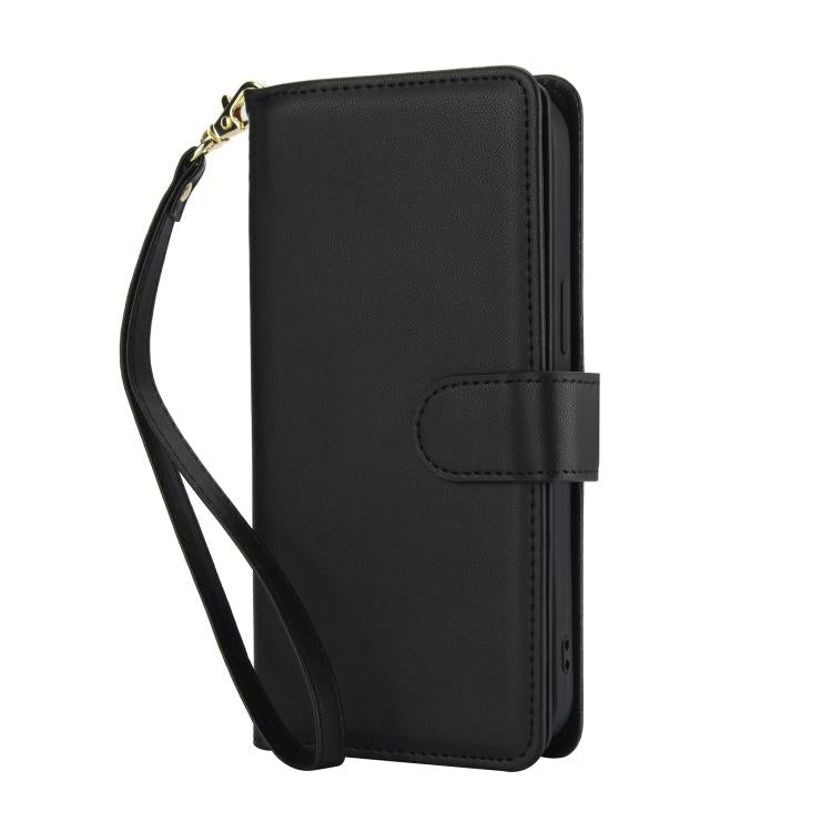 Multi-Card Wallet RFID Leather Phone Case, For iPhone 16e, For iPhone 16 Pro Max, For iPhone 16 P...