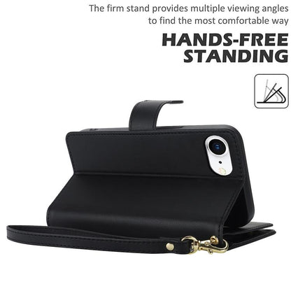 Multi-Card Wallet RFID Leather Phone Case, For iPhone 16e, For iPhone 16 Pro Max, For iPhone 16 P...
